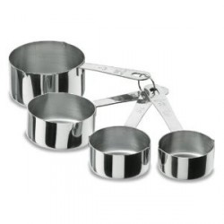 Set de 4 ustensiles inox à doser