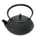 Theiere fonte 1.2 l noire avec tamis