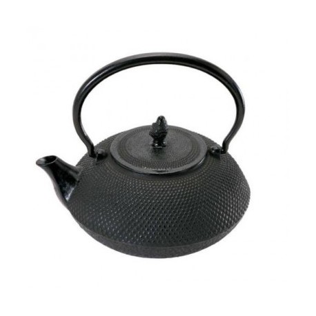 Theiere fonte 1.2 l noire avec tamis