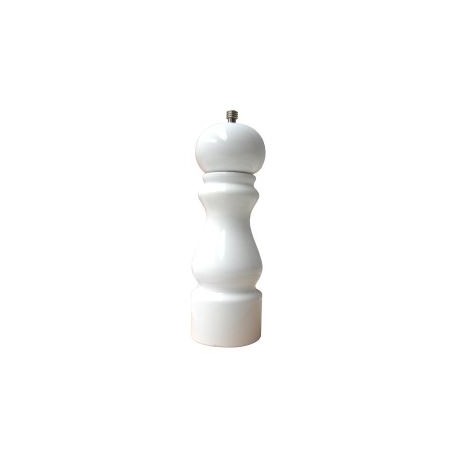 MOULIN A POIVRE - BLANC HAUTEUR 21 CM