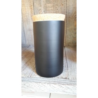 CHAI - Boite à thé Ø 8.5 cm NOIR MAT CHAI - Boite à thé Ø 8.5 cm NOIR MAT