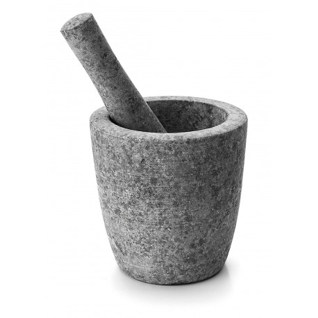 Mortier granit ø 12 cm haut 12 cm avec son pilon