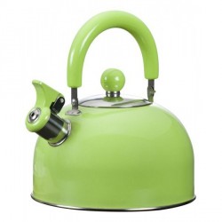 Bouilloire sifflante 1,5 L verte