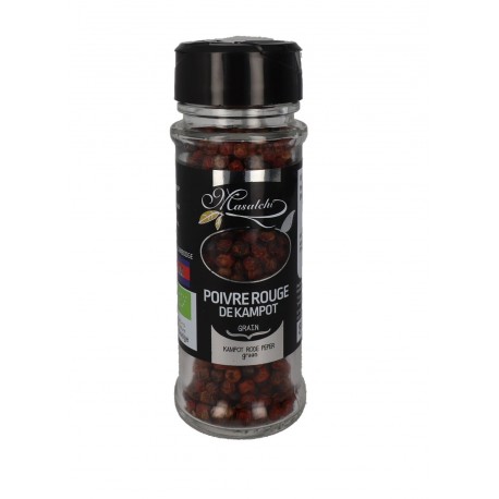 Poivre Rouge de Kampot Bio 45 gr