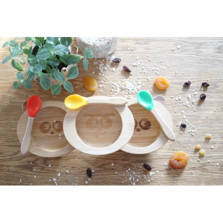 Set repas bébé bambou