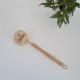 Brosse vaisselle avec manche en bois