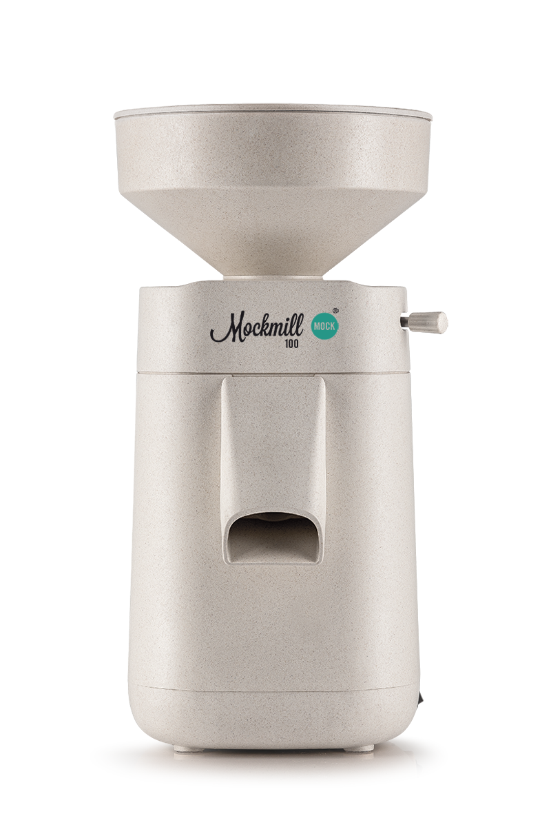 Mockmill 100 – Moulin à Céréales Avec Meule En Corindon Céramique – Réglage Continu, Entonnoir 1100g – Garantie 5 Ans - 4