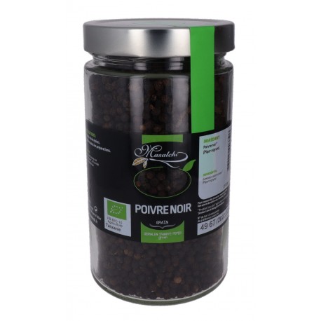 Poivre noir Bio en grain 350 Gr