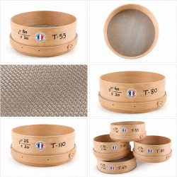 Tamis à Farine Artisanal Ø 20 cm – Bois de Hêtre et Inox Alimentaire