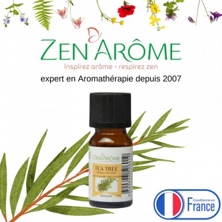 Huile essentielle d’Arbre à Thé (Tea Tree) Zen’Arôme – 10 ml