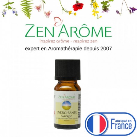 Synergie d’huiles essentielles Énergisante Zen’Arôme – 10 ml
