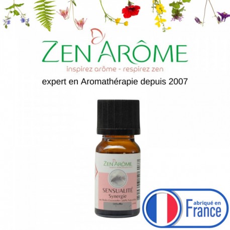 Synergie d’huiles essentielles Sensualité Zen’Arôme – 10 ml